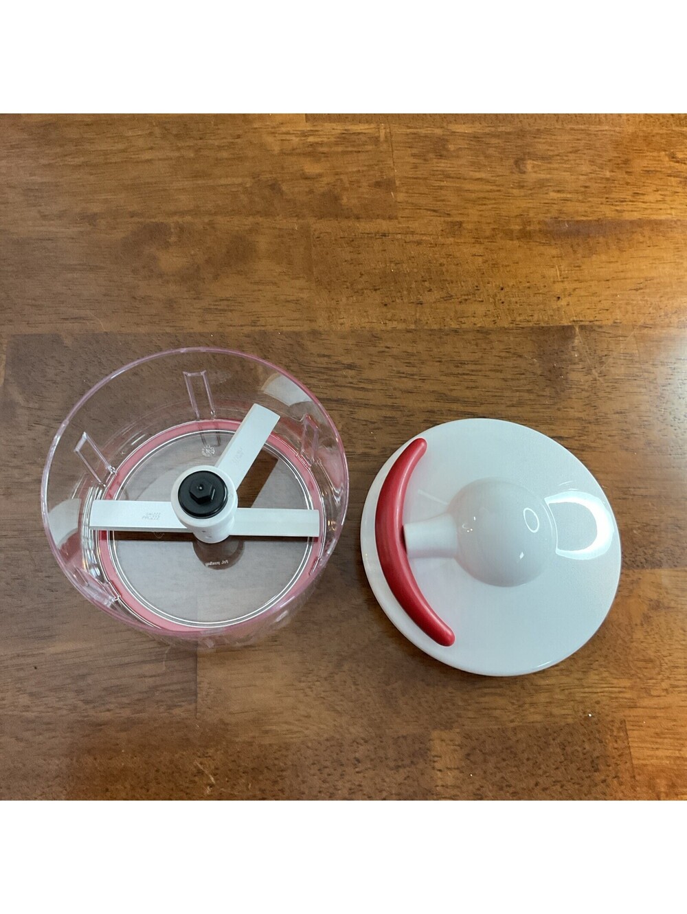 FOOD CHOPPER Speedy Kitchen Tool Onion Garlic Meat Vegetable with White Cover